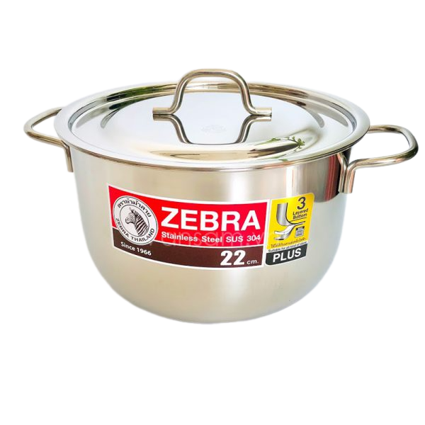 Nồi Zebra Extra Infinity 3 đáy Nắp Bằng 20cm