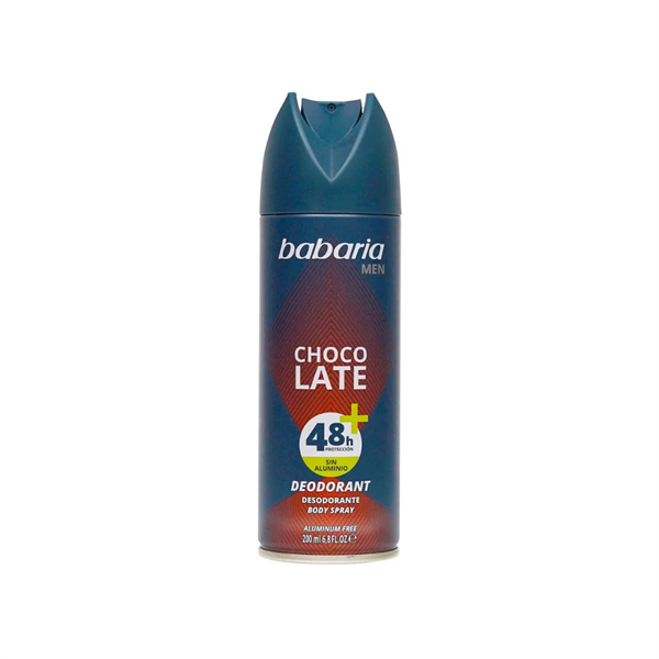 Xịt Khử Mùi Nam BABARIA Tinh Chất Chocolate 200ml