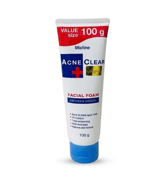 Sữa Rửa Mặt Mistine Acne Clear Facial Foam 100g