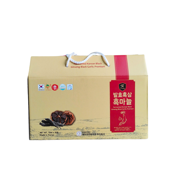 Nước Hắc Sâm Tỏi Đen Lên Men Hàn Quốc Cao Cấp 70ml x 20 gói