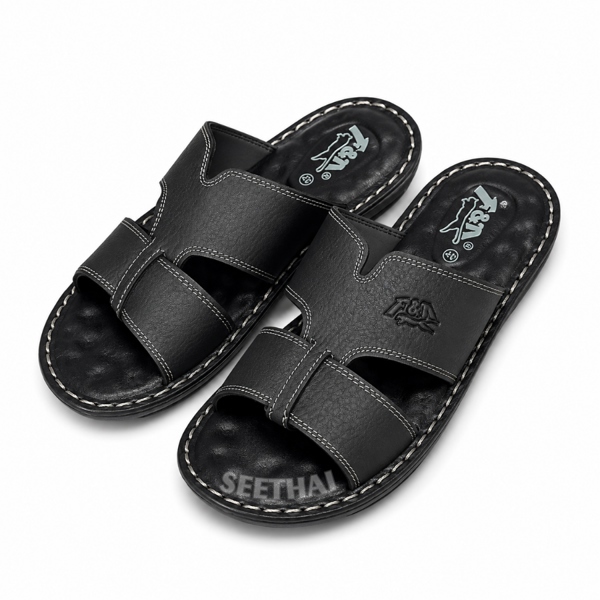 Dép Da FOOTNIKS FN-0967 Màu Đen