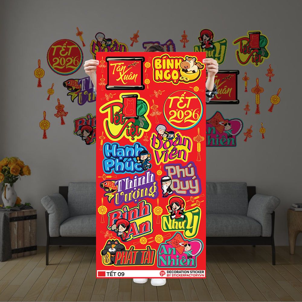 TẾT 09 - Decoration Sticker