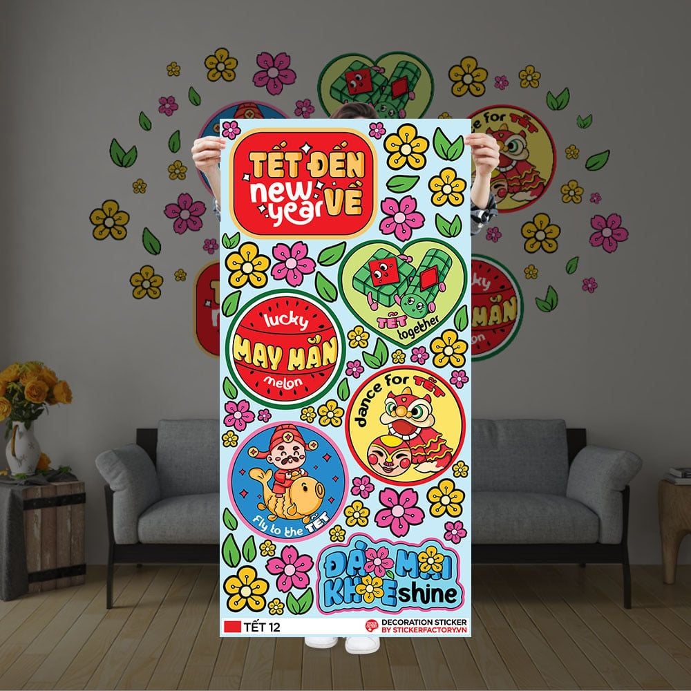 TẾT 12 - Decoration Sticker
