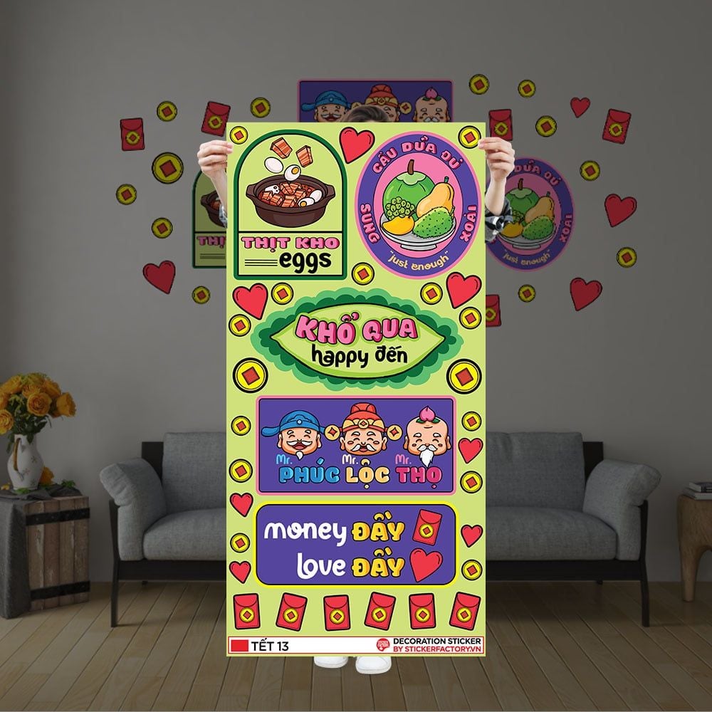 TẾT 13 - Decoration Sticker