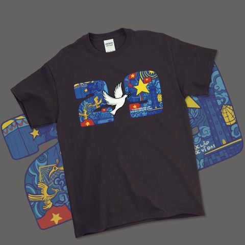  ÁO THUN 2/9 VIETNAM T-shirt Unisex 100% Cotton 