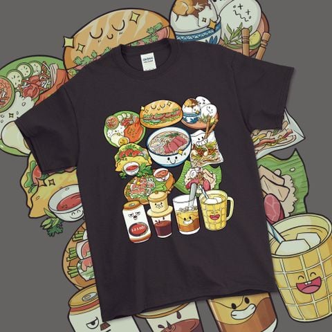  VIETNAM WHAT TO EAT T-SHIRT 