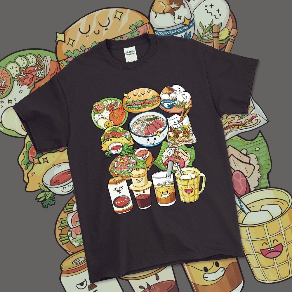 VIETNAM WHAT TO EAT T-SHIRT