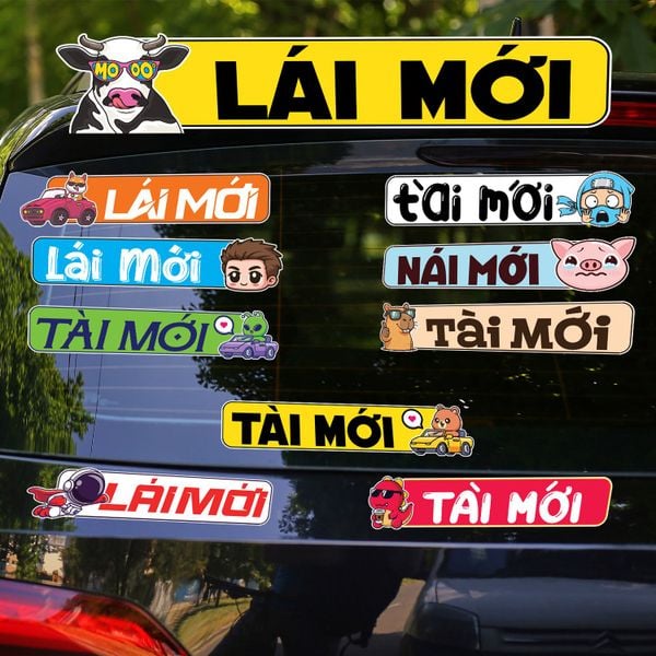  LÁI MỚI 7x33cm - Sticker for car 
