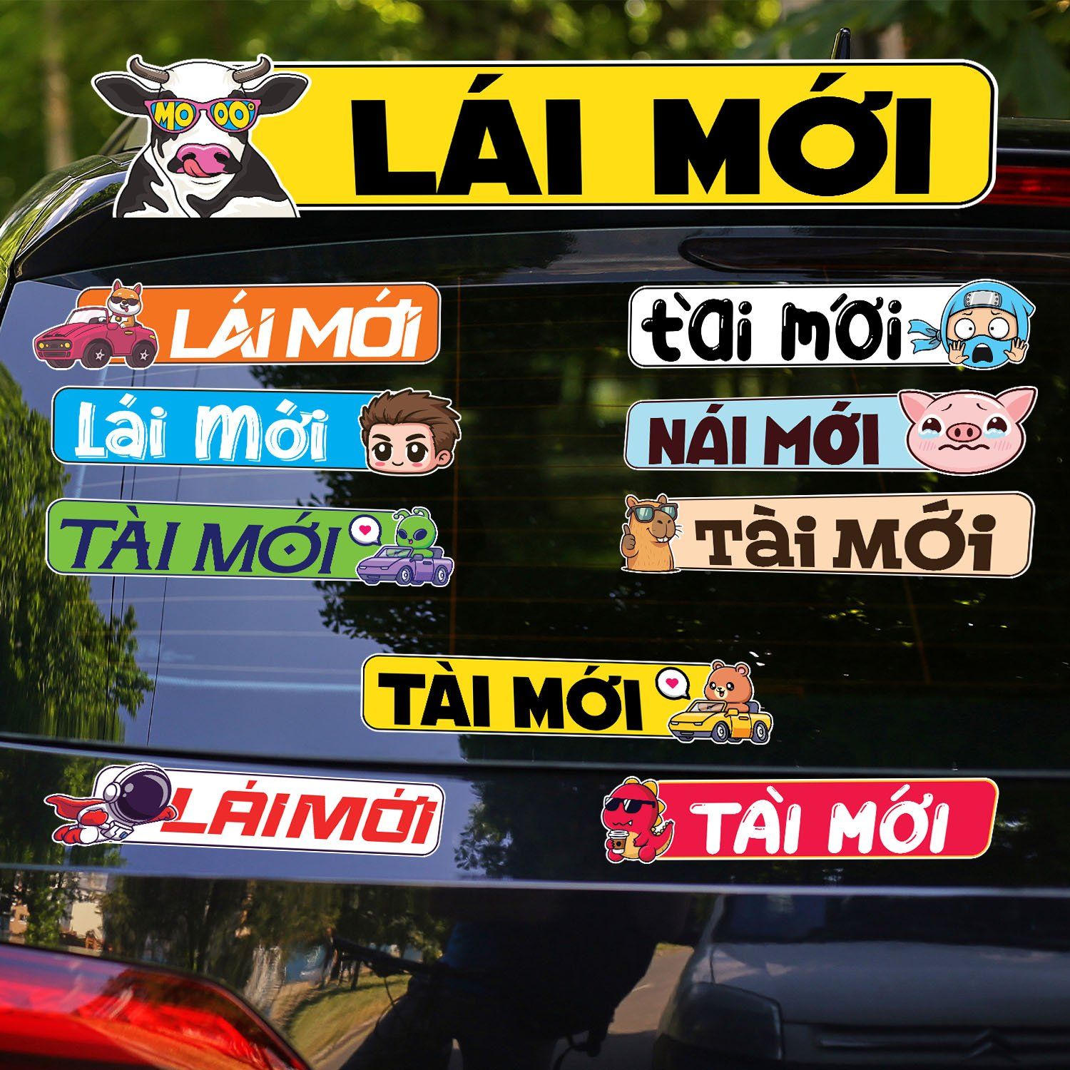 LÁI MỚI 7x33cm - Sticker for car