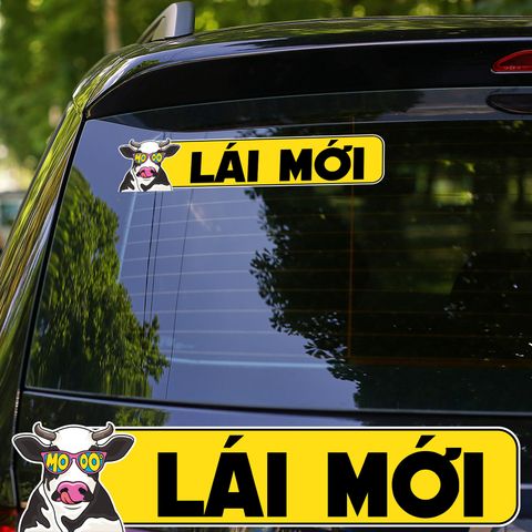  LÁI MỚI 7x33cm - Sticker for car 