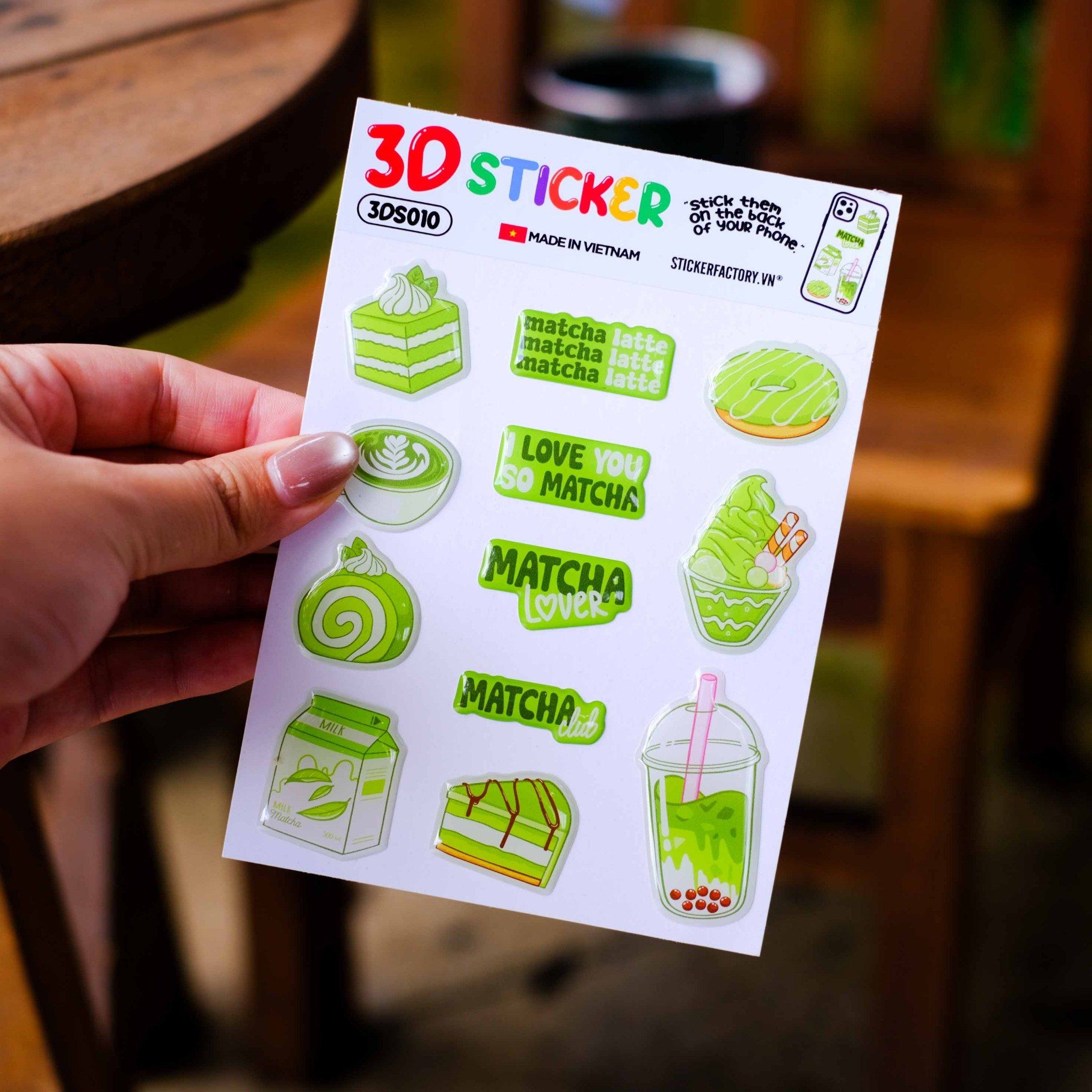 3D sticker - Hình dán Epoxy Domed