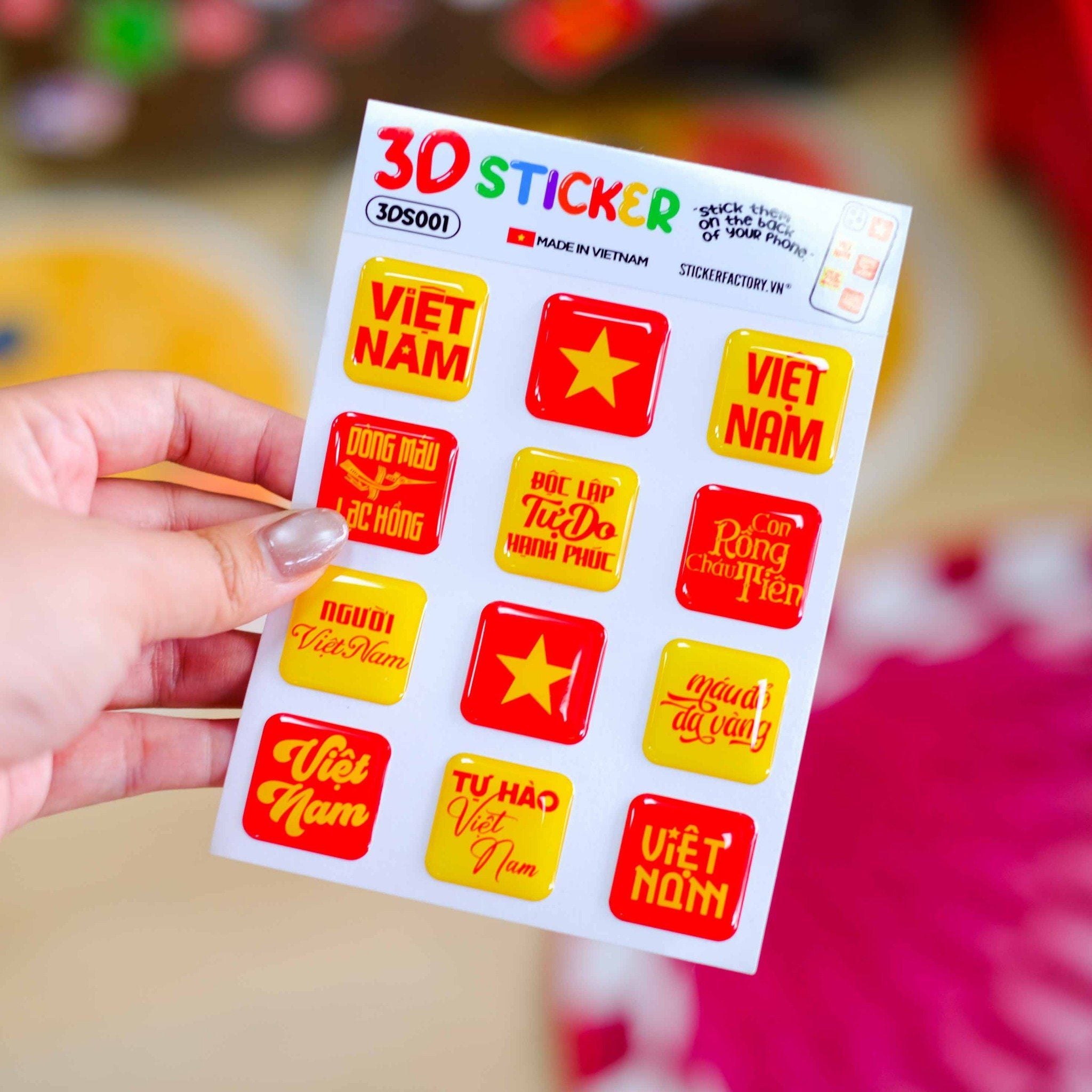 3D sticker - Hình dán Epoxy Domed