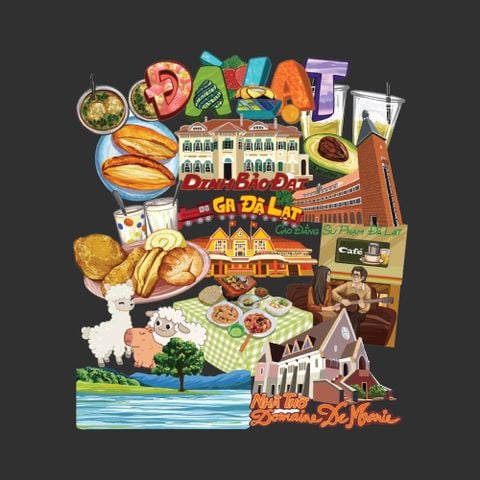  VIETNAM DA LAT T-SHIRT 