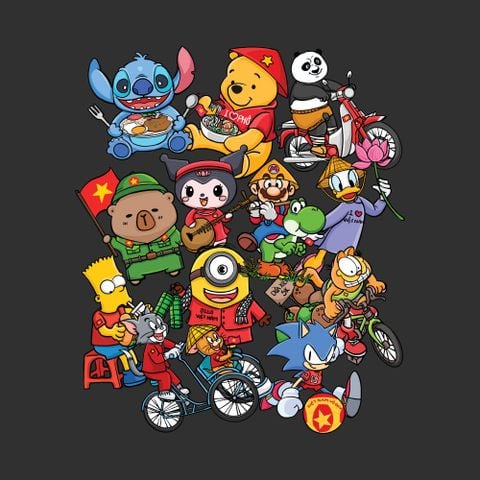  VIETNAM FRIENDS T-SHIRT 