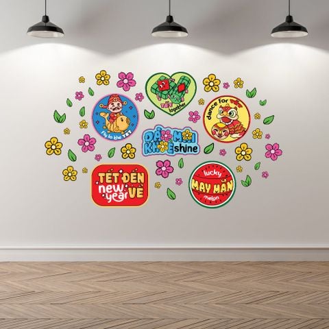  TẾT 12 - Decoration Sticker 