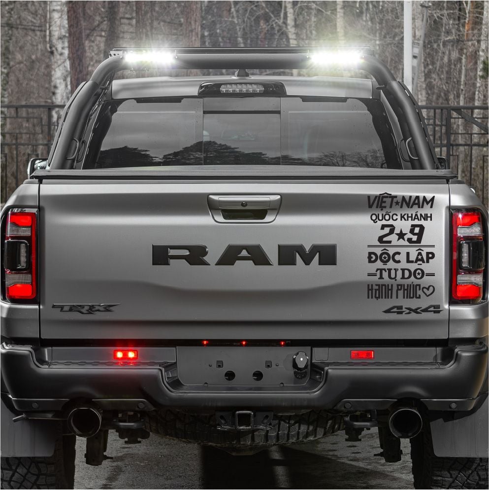 Car Transfer Sticker size 25x40cm dán xe hơi