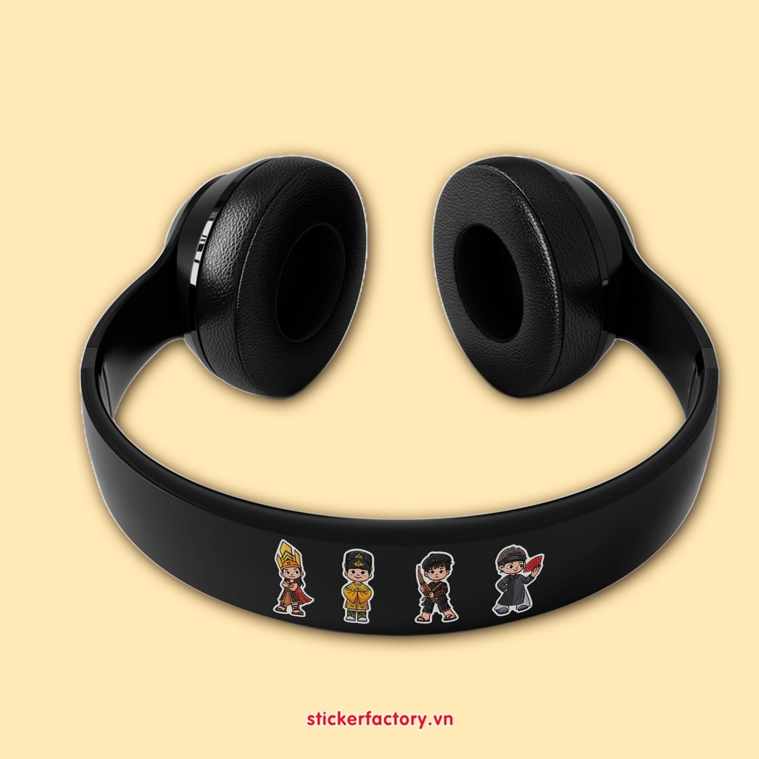 Vol.64 Traditional Men of Vietnam - Little sticker sheet A6