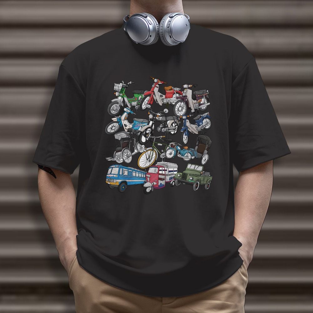 VIETNAM VINTAGE VEHICLES T-SHIRT