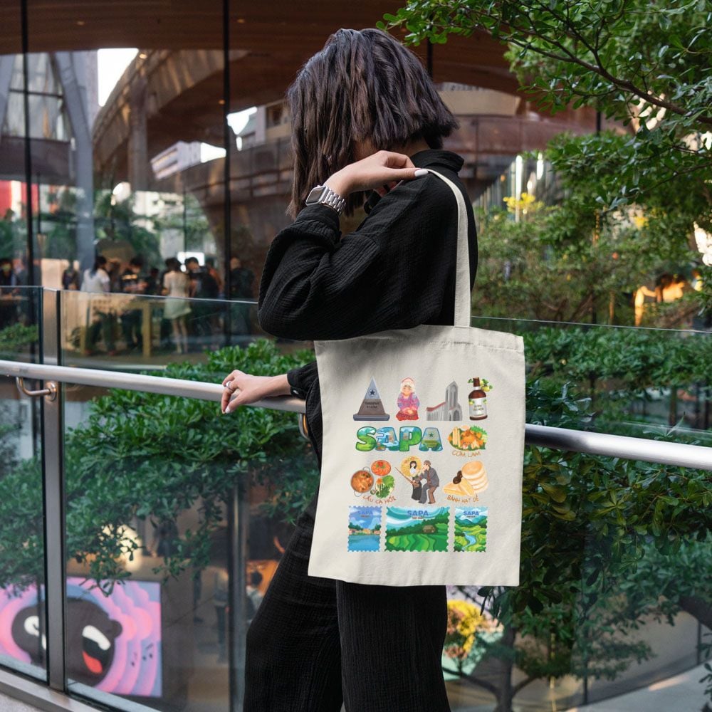 TOTE036 Sapa - Túi Tote Canvas Bag