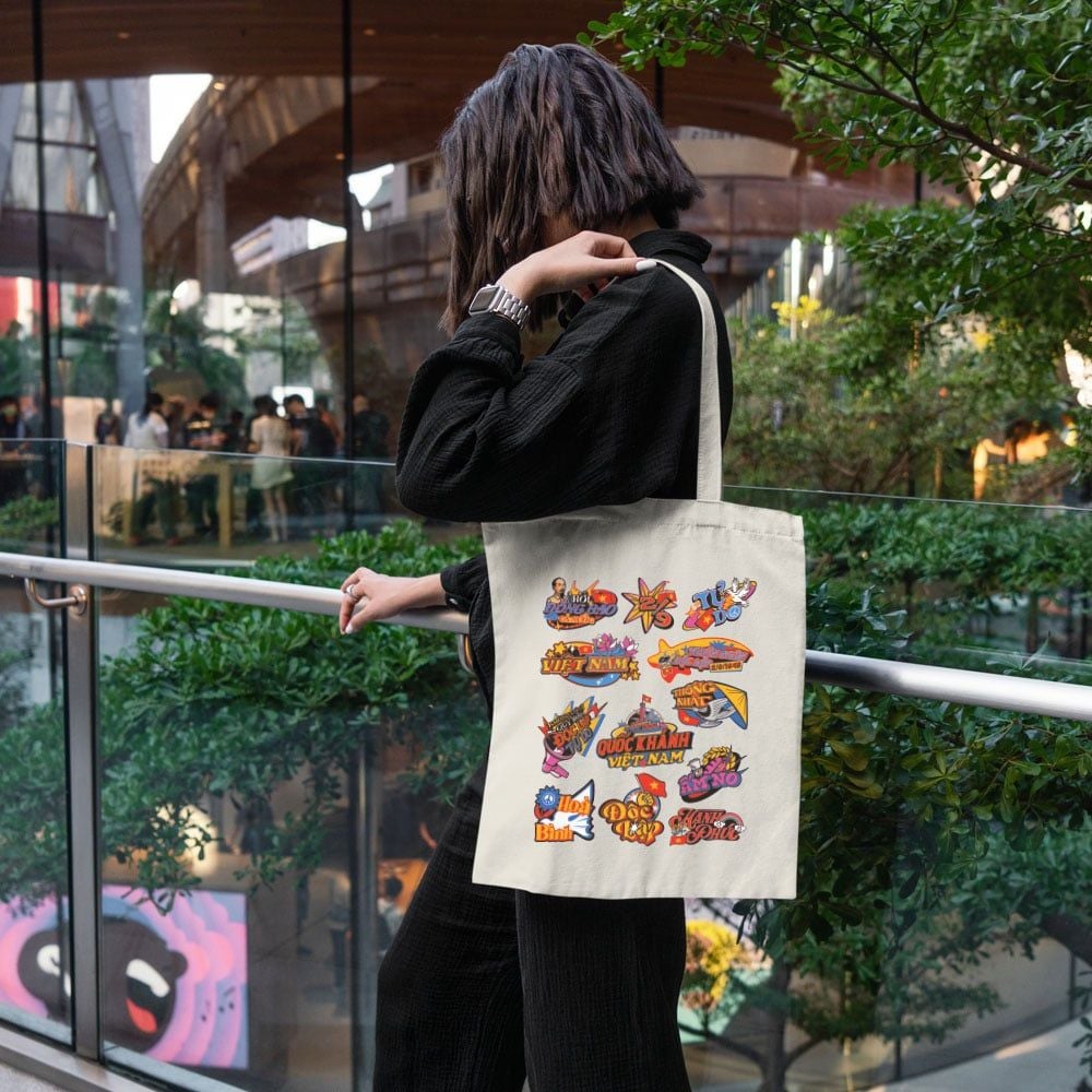 TOTE037 Vietnam Independece Day 2/9 - Túi Tote Canvas Bag