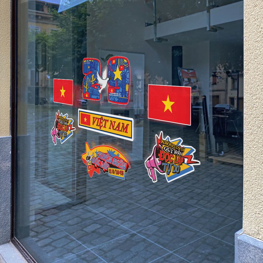 VIETNAM01 QUỐC KHÁNH 2/9 - Decoration Sticker