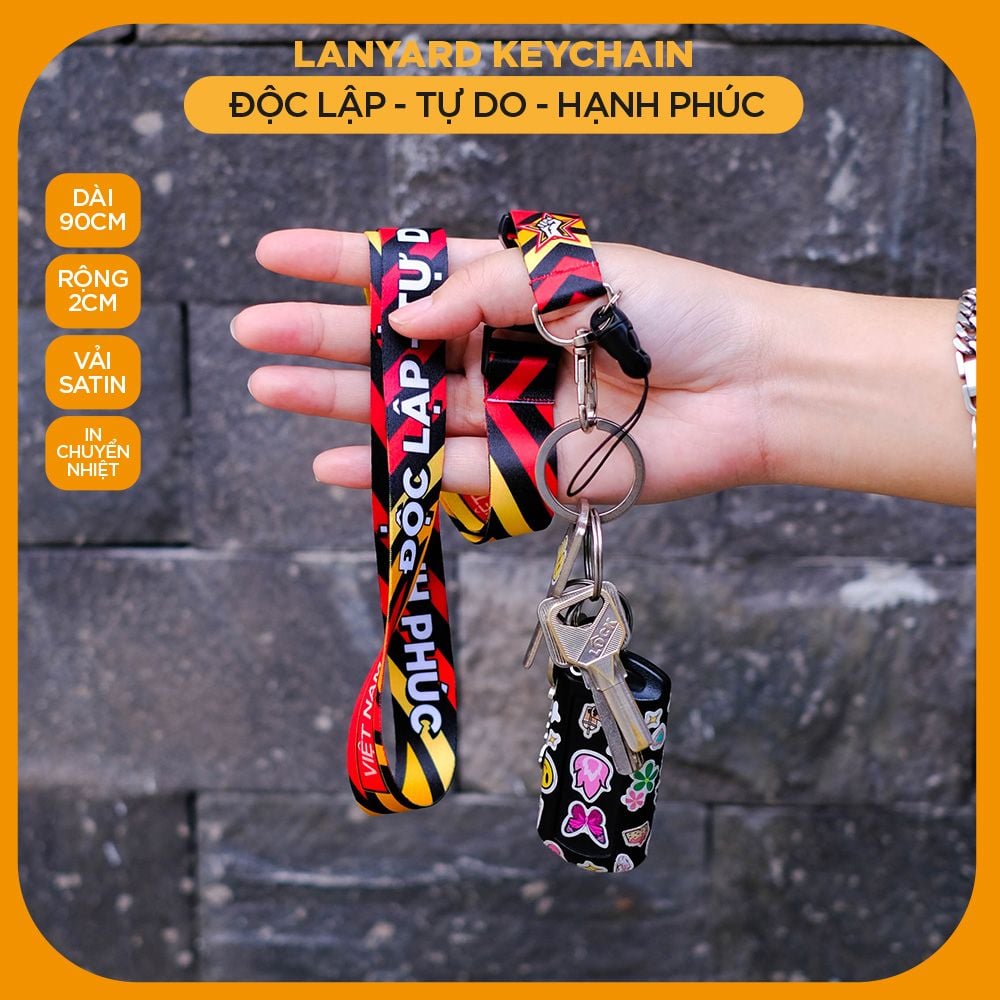 Vietnam Lanyard Keychain - Dây đeo thẻ, điện thoại