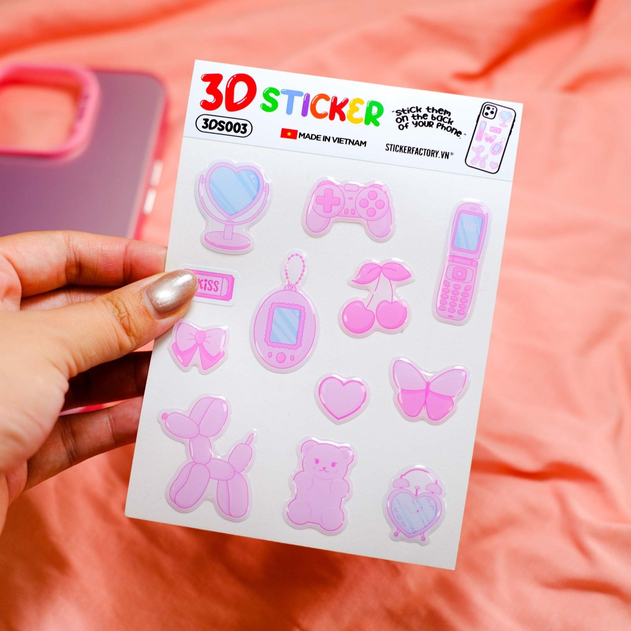 3D sticker - Hình dán Epoxy Domed