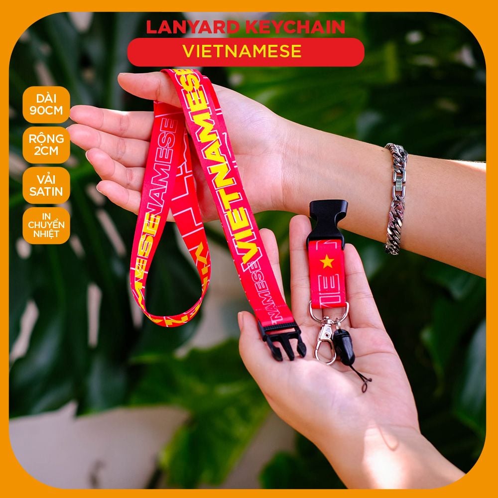 Vietnam Lanyard Keychain - Dây đeo thẻ, điện thoại