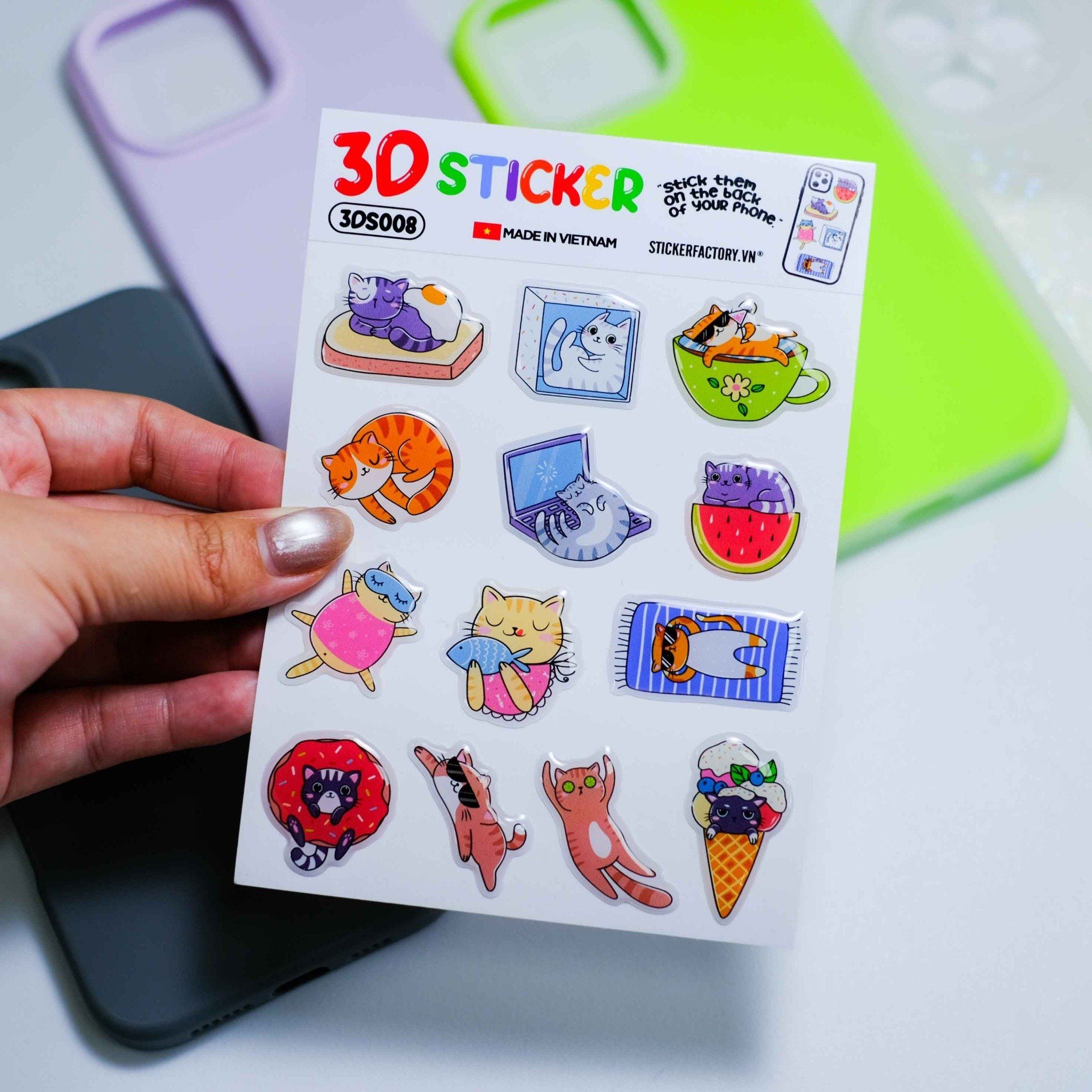 3D sticker - Hình dán Epoxy Domed