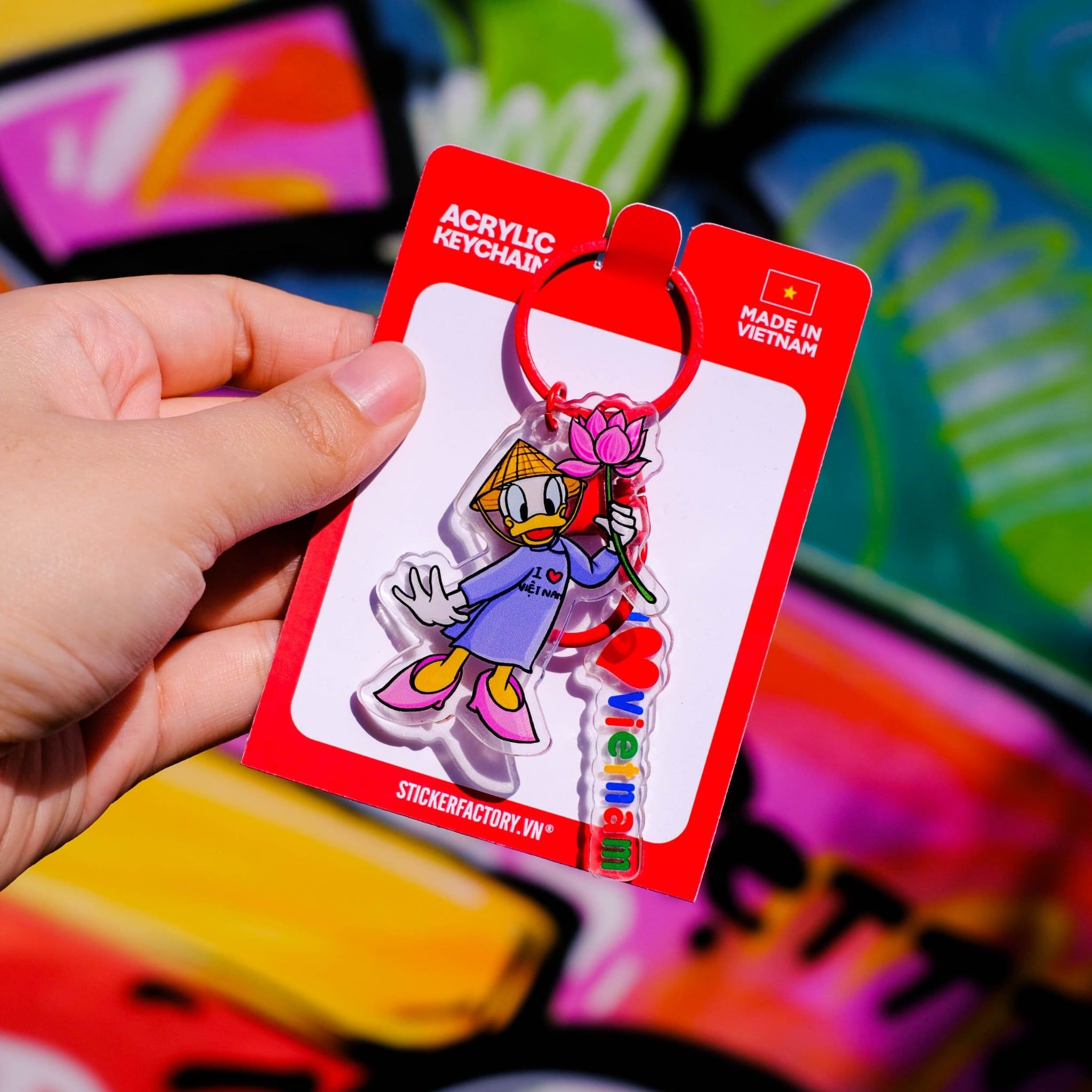 Friends in Vietnam - Acrylic Keychain