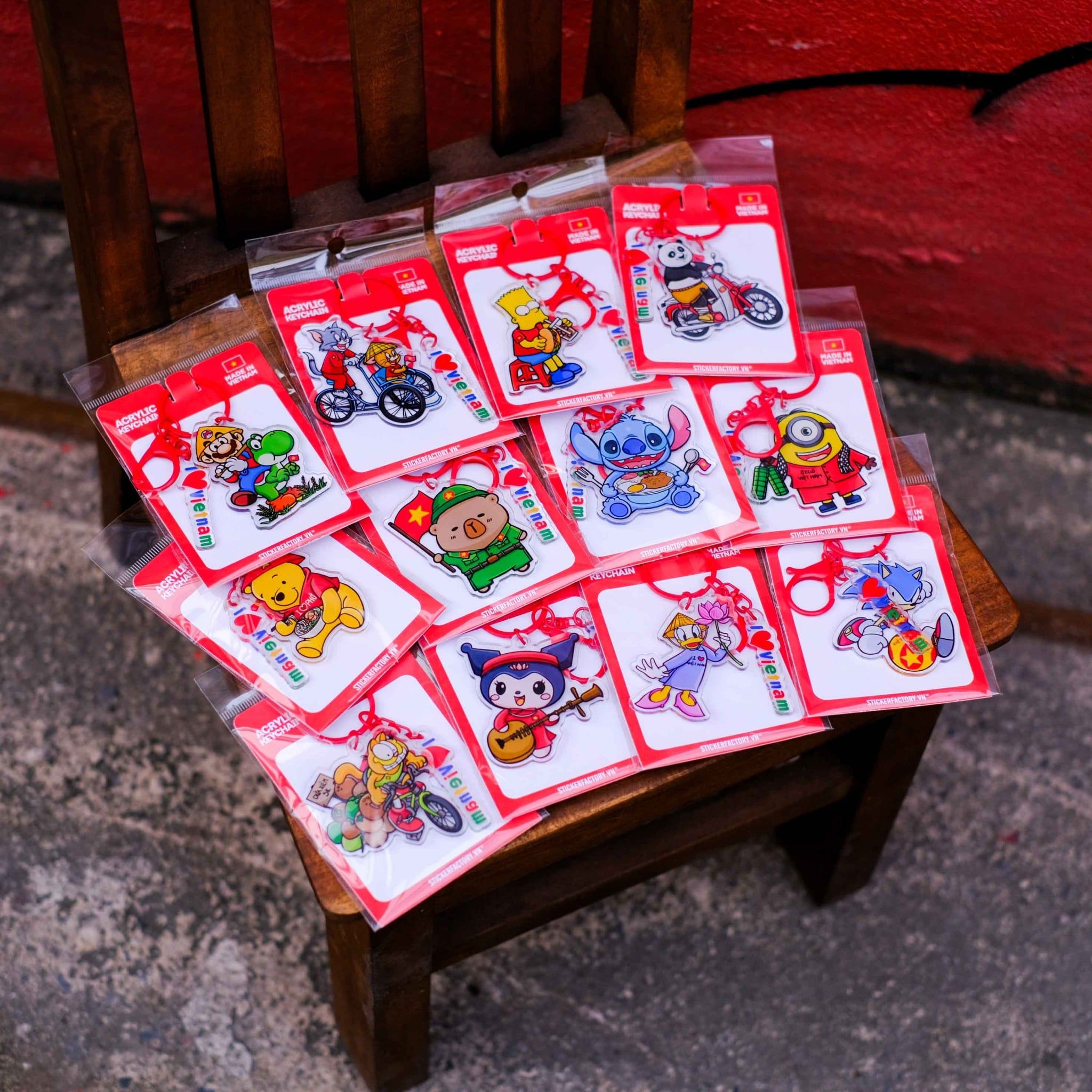 Friends in Vietnam - Acrylic Keychain