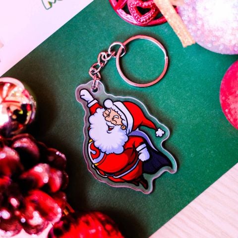  KC0046 Super Santa Noel - Móc khóa Acrylic Keychain 