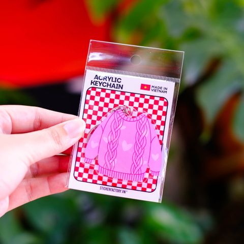  KC0036 Cozy Sweater Noel - Móc khóa Acrylic Keychain 