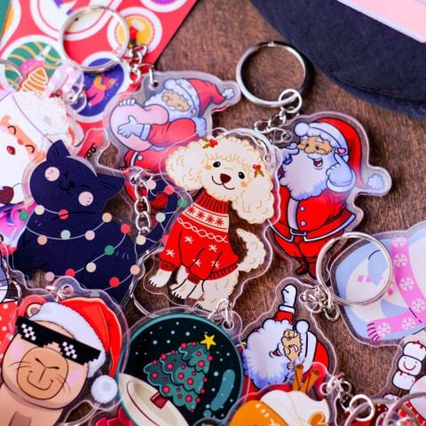  KC0046 Super Santa Noel - Móc khóa Acrylic Keychain 