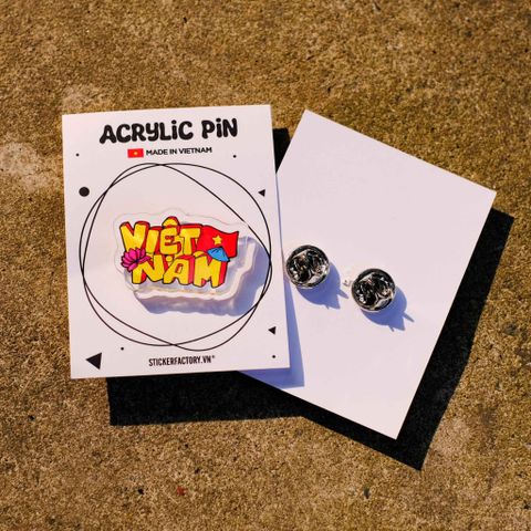 Acrylic Pin - Vietnam Icons Collection 