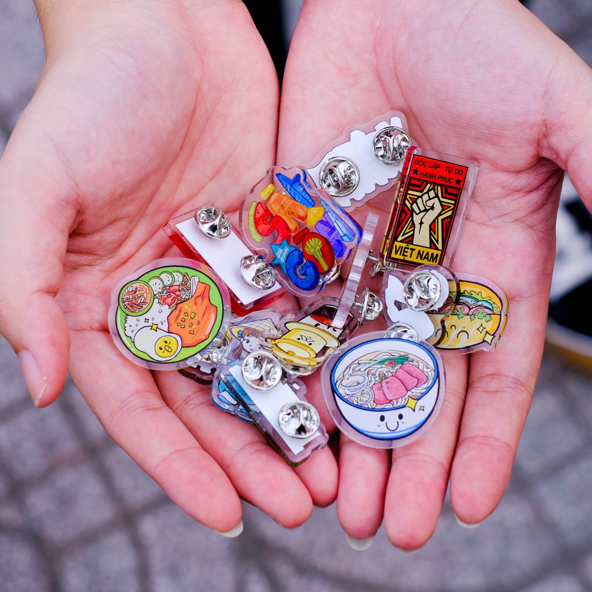 Acrylic Pin - Vietnam Icons Collection