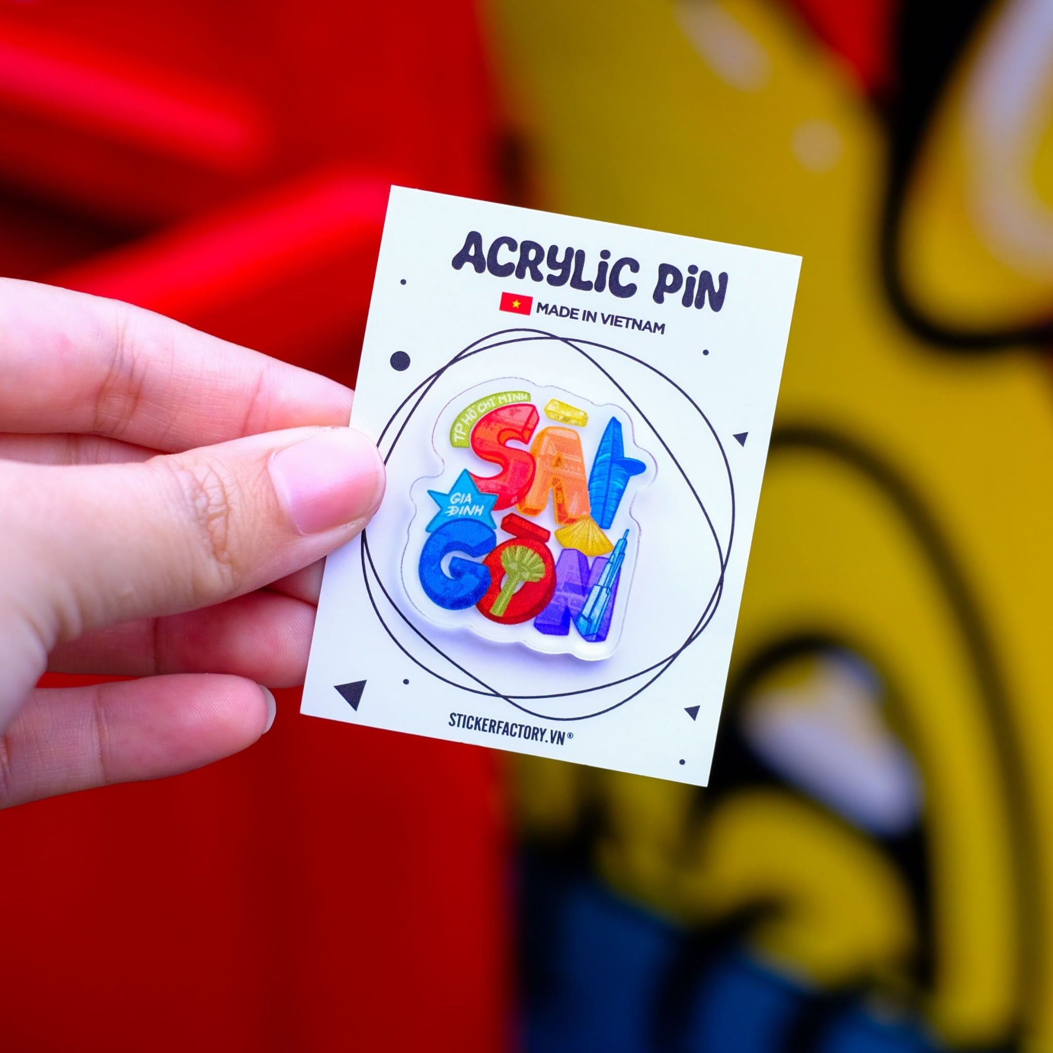 Acrylic Pin - Vietnam Icons Collection