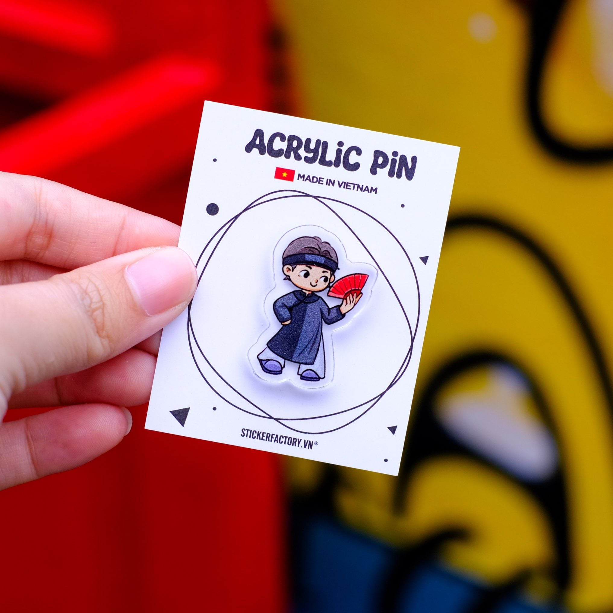 Acrylic Pin - Vietnam Icons Collection