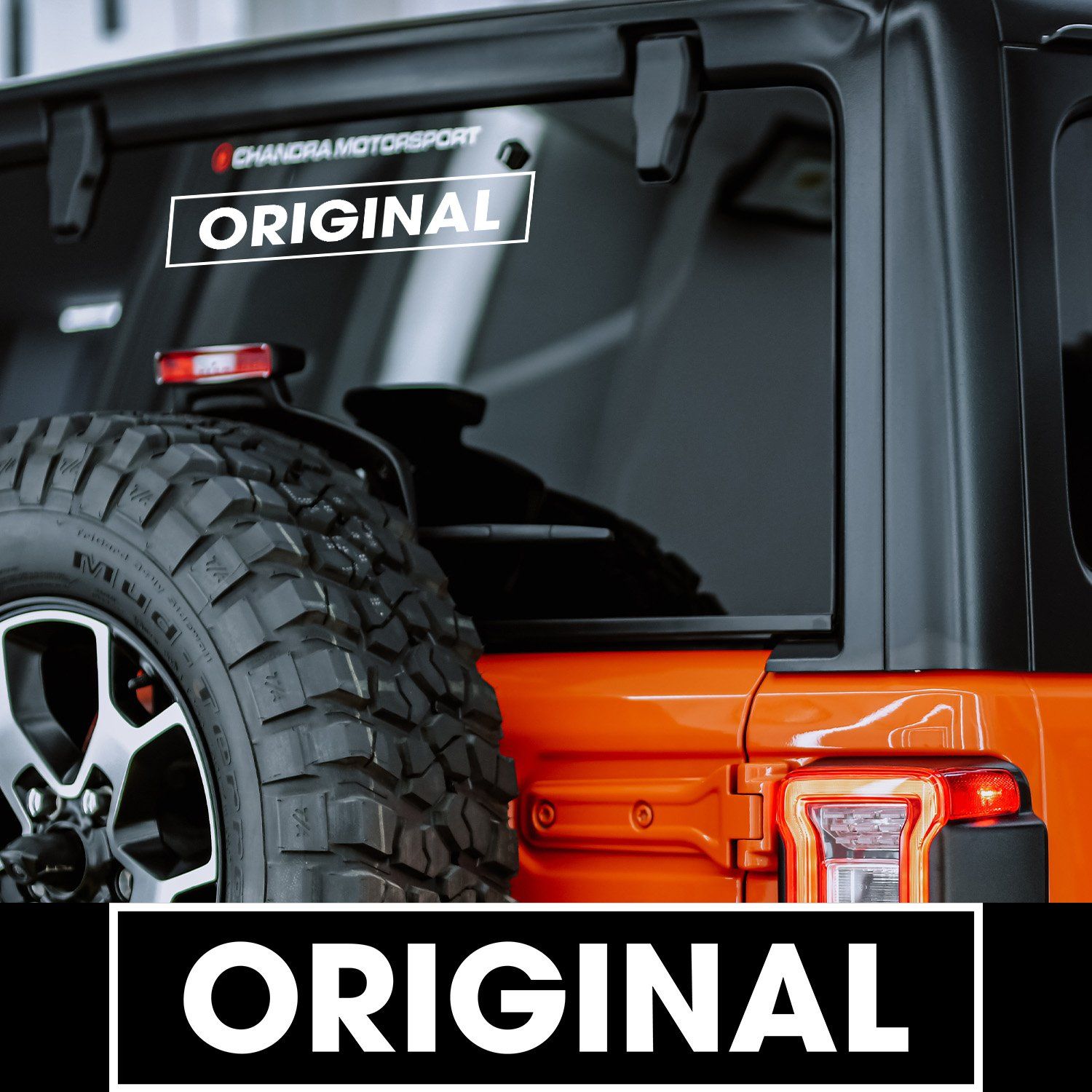 Typography Transfer Sticker 7.6 X 35 cm