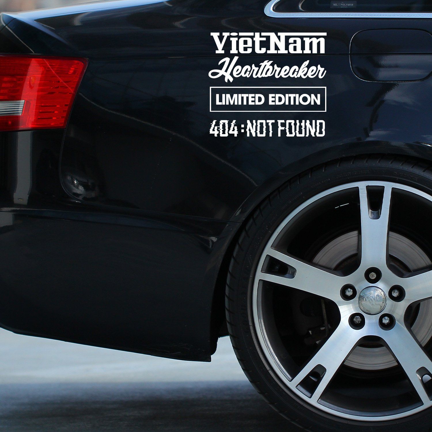 Typography Transfer Sticker 7.6 X 35 cm