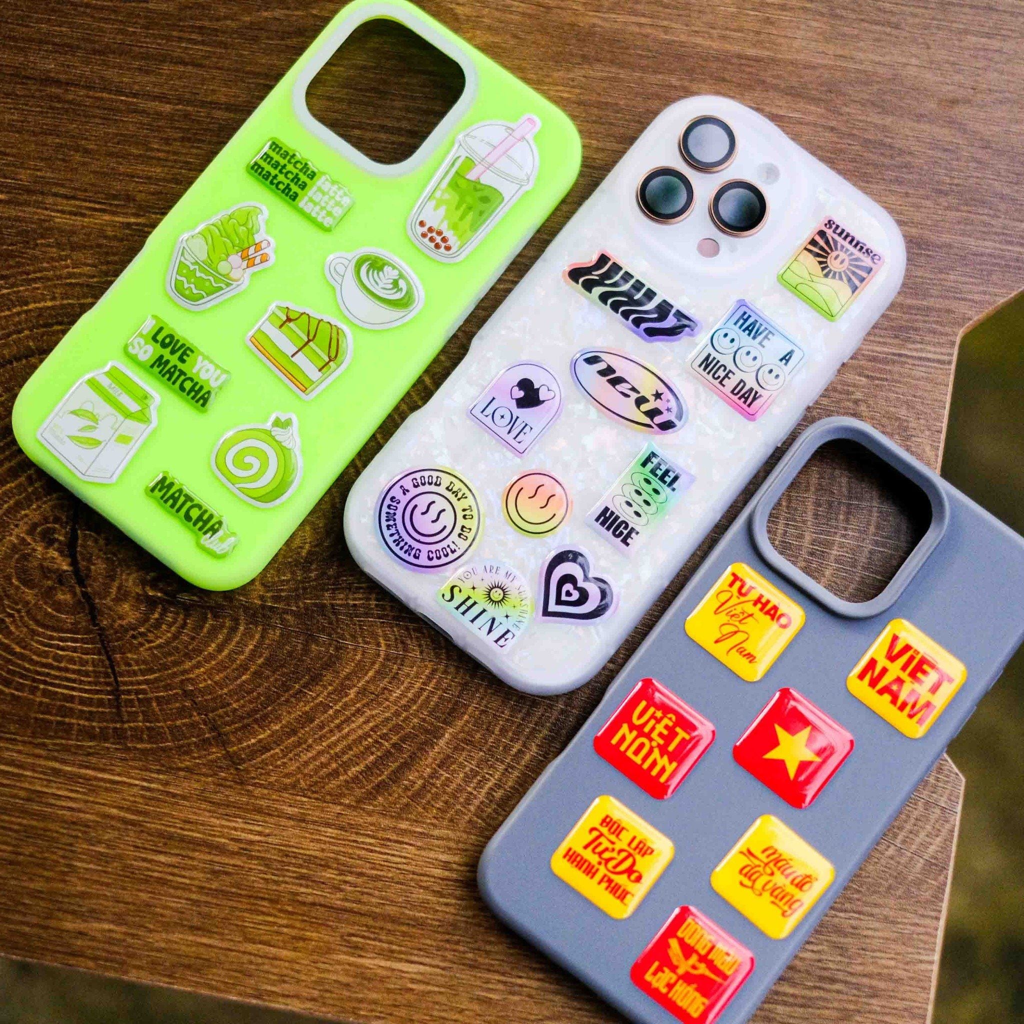 3D sticker - Hình dán Epoxy Domed