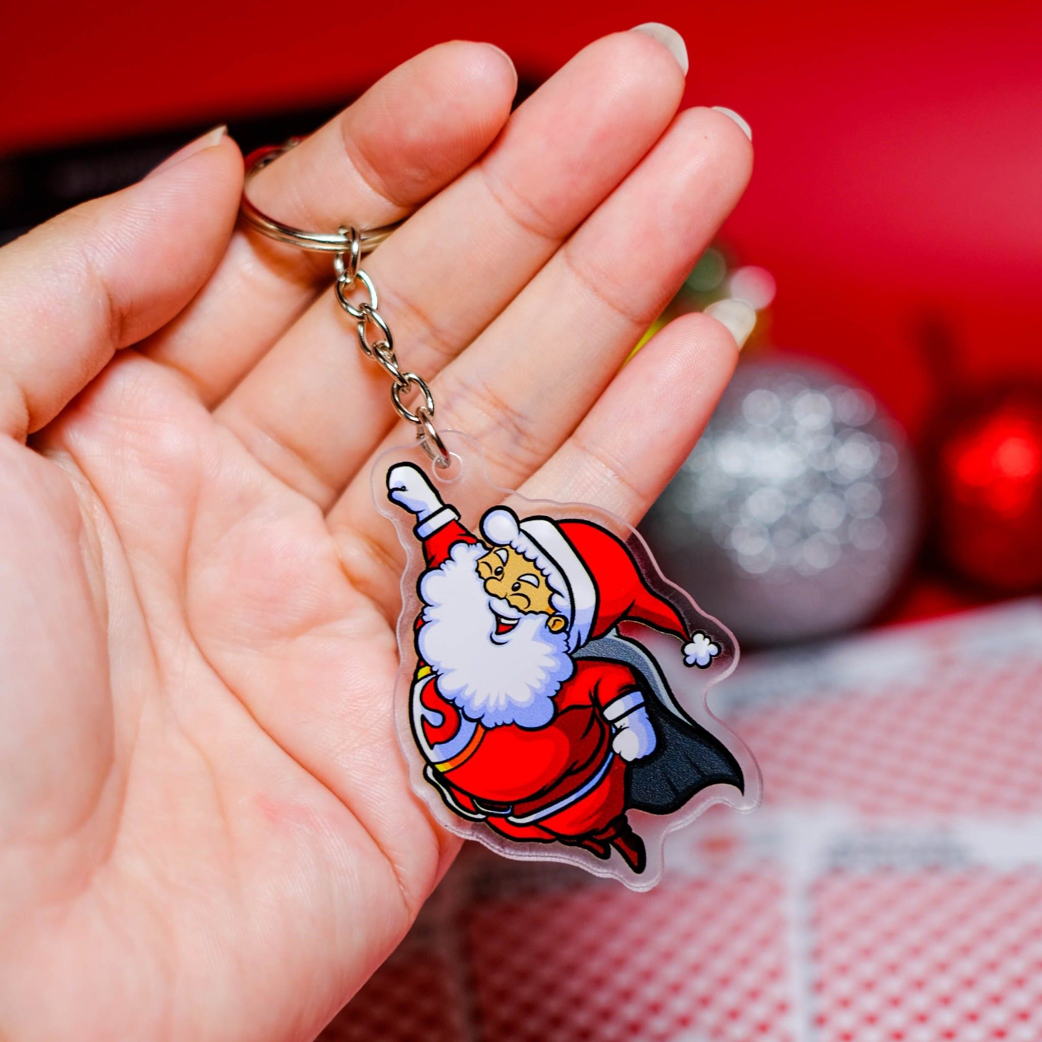 KC0046 Super Santa Noel - Móc khóa Acrylic Keychain