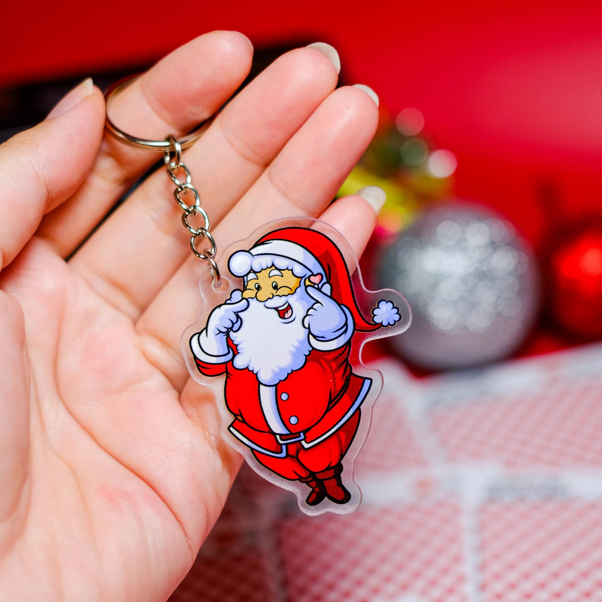 KC0048 Sweet Santa Noel - Móc khóa Acrylic Keychain
