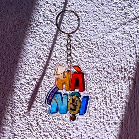  KC0033 Hà Nội - Móc khóa Acrylic 