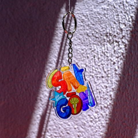  KC0032 Sài Gòn - Móc khóa Acrylic 