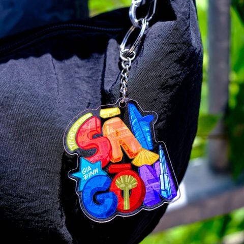  KC0032 Sài Gòn - Móc khóa Acrylic 