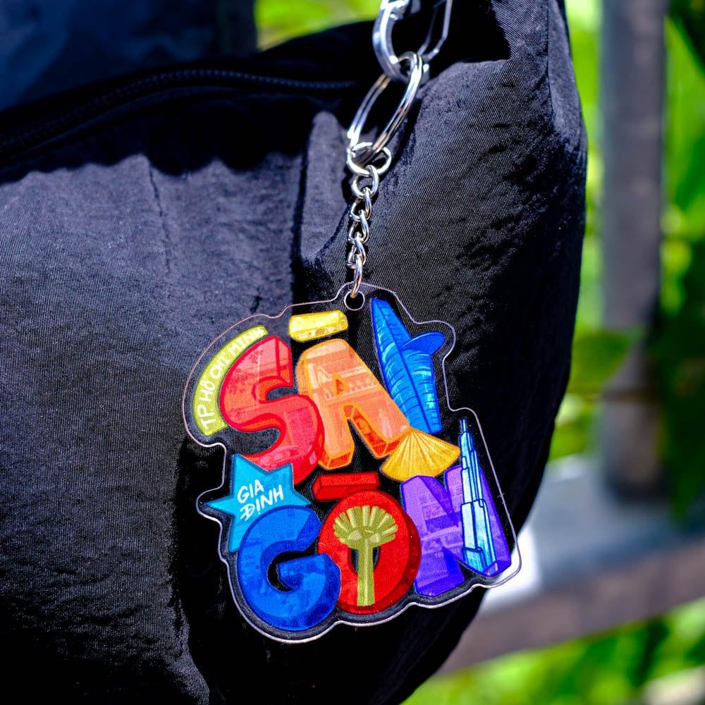 KC0032 Sài Gòn - Móc khóa Acrylic