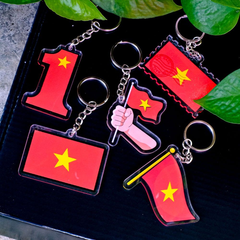 KC0033 Hà Nội - Móc khóa Acrylic