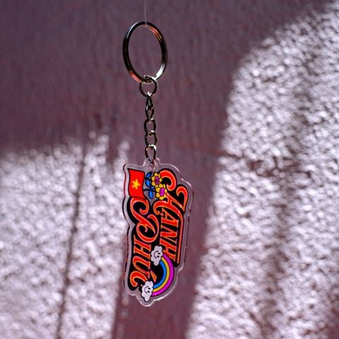  KC0029 Hạnh phúc - Móc khóa Acrylic 