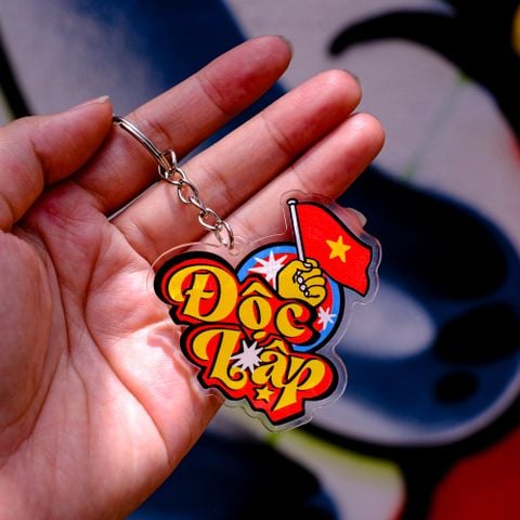  KC0027 Độc lập - Móc khóa Acrylic 